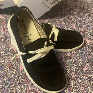 Gypsy Jazz Black Boat Shoe